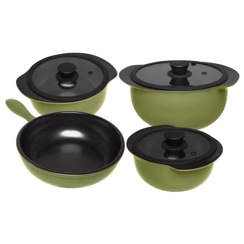Conjunto de Panelas de Cerâmica 4 Peças Línea Verbena - Oxford