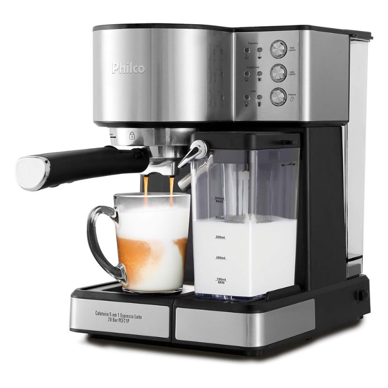 Cafeteira Expresso Latte 5 em 1 20 Bar - Philco
