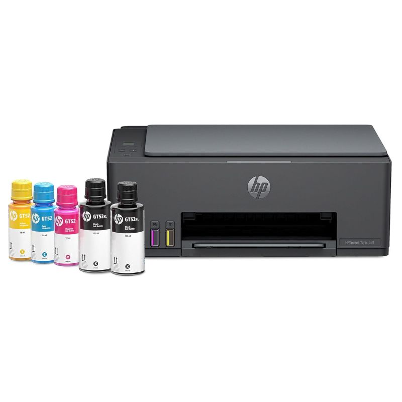 Impressora Multifuncional Smart Tank 581 Tanque de Tinta Colorida - HP