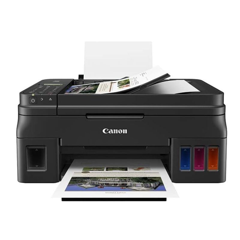  Impressora Multifuncional Maxx Tinta G4110 Tanque de Tinta Wi-Fi Preto media - Canon