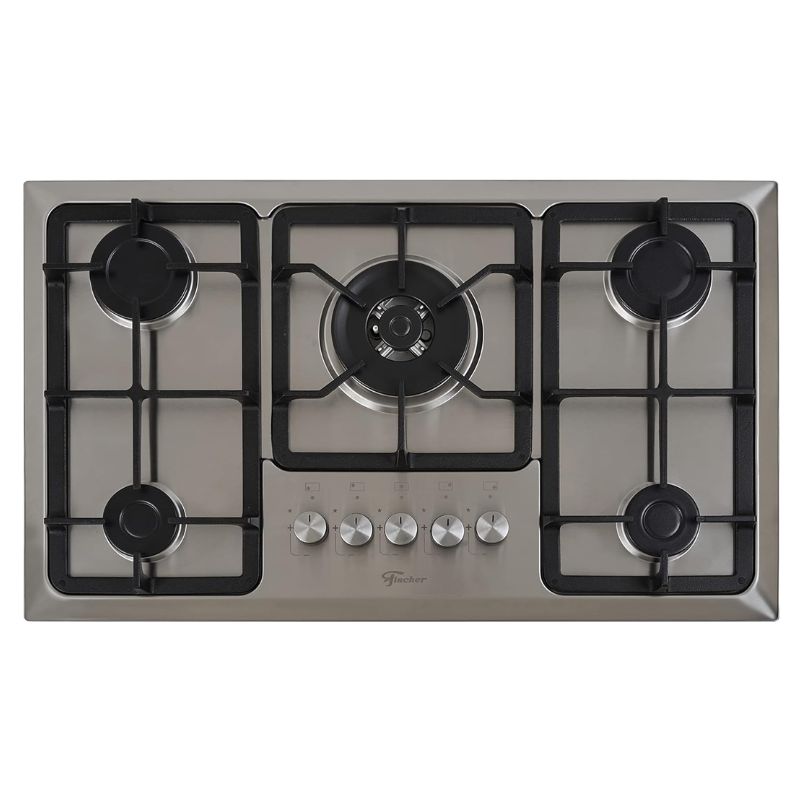 Fogão Cooktop 5Q TC Infinity Gás Mesa Inox Bivolt - Fischer