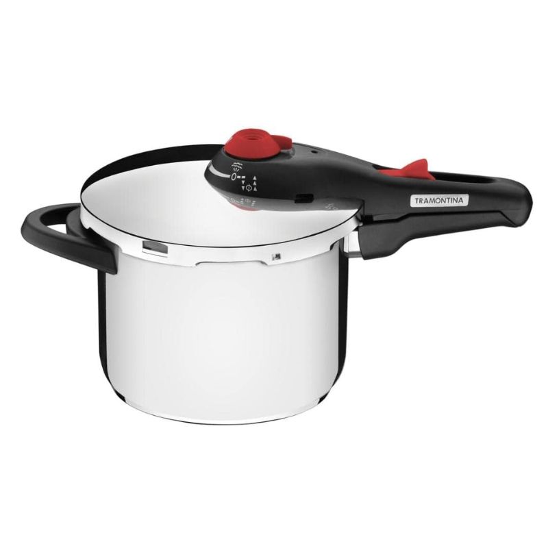 Panela de Pressão de Aço Inox Solar 6 L - Tramontina