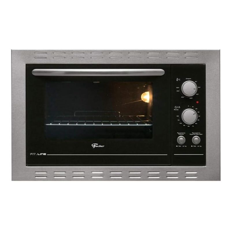 Forno Elétrico Fit Line Embutir 44L New Inox 220V - Fischer